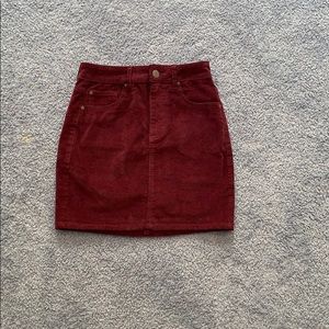 Mini Corduroy Skirt